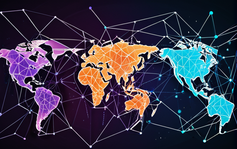 **

A vibrant, interconnected global supply chain network visualized as a digital web. Glowing nodes represent diverse suppliers and partners. Emphasis on resilience, showing the network adapting dynamically to a disruption (e.g., a small storm cloud icon). Data streams flowing securely. The color palette is modern and tech-forward.

**