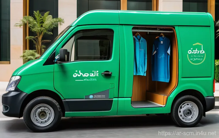 SCM 실무에서의 도전과 기회 - **Digital Hub of Tomorrow: Smart Logistics in the Heart of the Gulf**
    A wide-angle, highly detai...