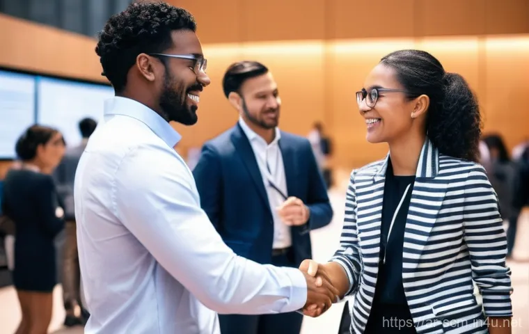 SCM 전문가로서의 네트워크 확장 - **Prompt 1: Collaborative SCM Networking Event**
    "A dynamic and diverse group of supply chain ma...