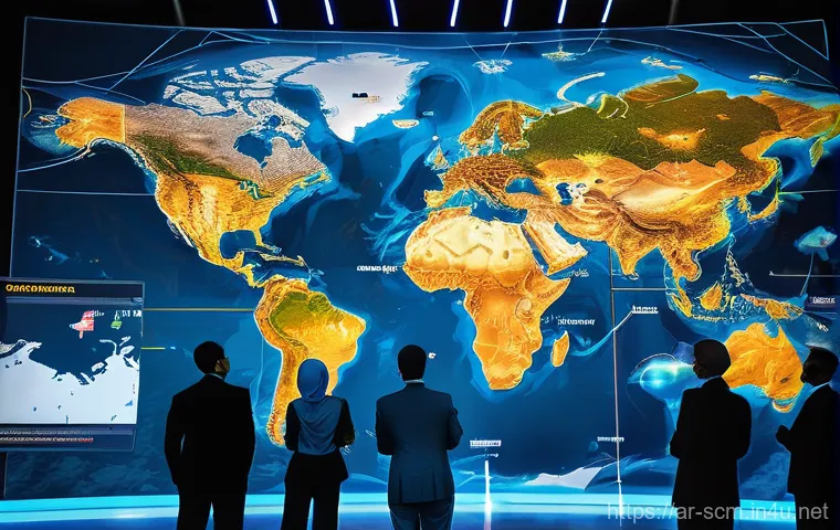 SCM 전문가 커뮤니티 가입 방법 - **Prompt: AI and Automation Revolutionizing Logistics**
    "A dynamic, high-angle view of a cutting...