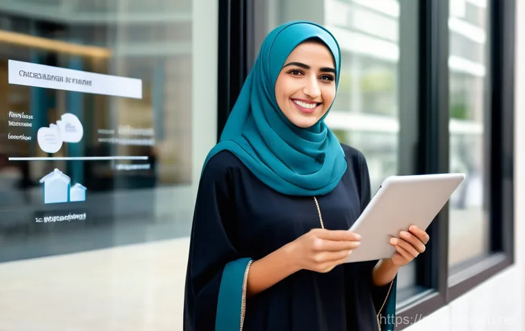 공급망관리와 물류 파트너십 구축 - **Prompt: E-commerce Success Story in a Modern Arab City**
    "A visually rich and optimistic scene...