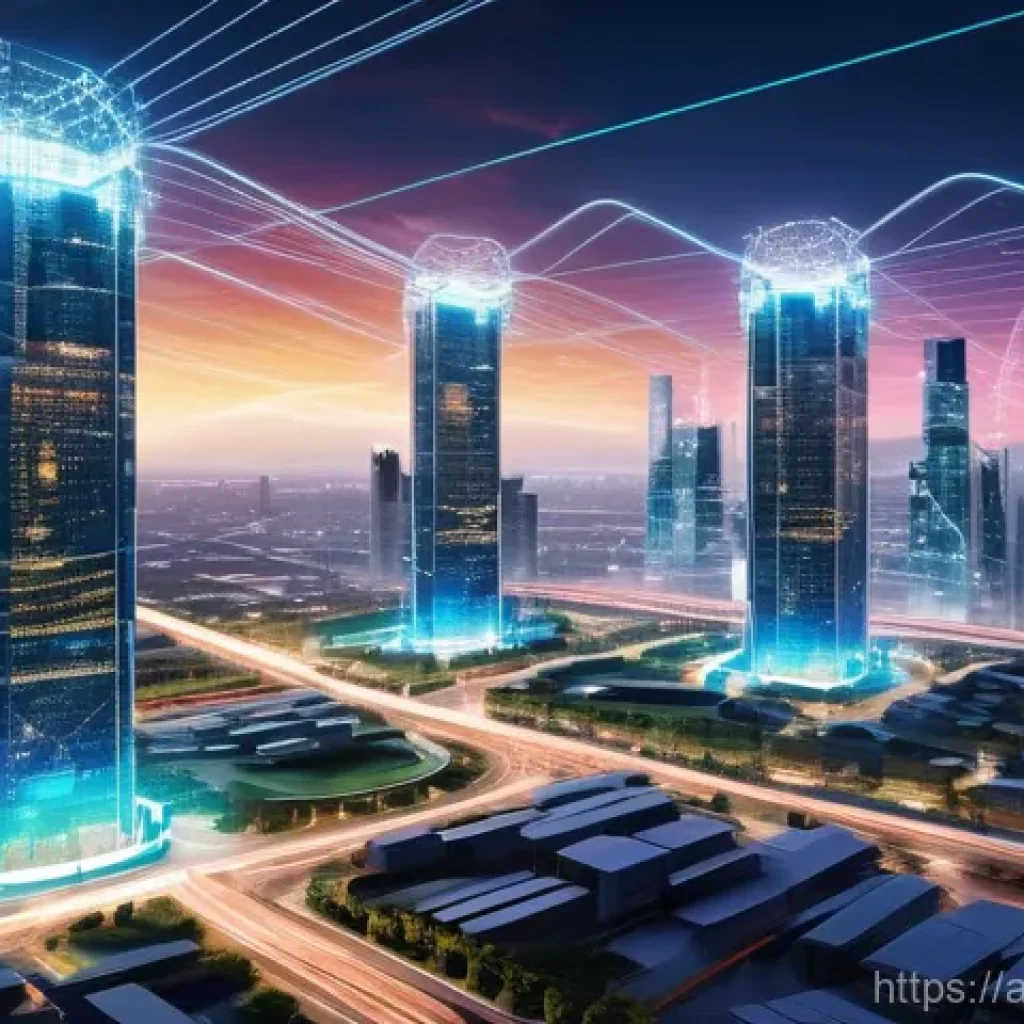 공급망관리 중점 과목 정리 - **Prompt:** A visually striking, futuristic depiction of a global supply chain empowered by advanced...