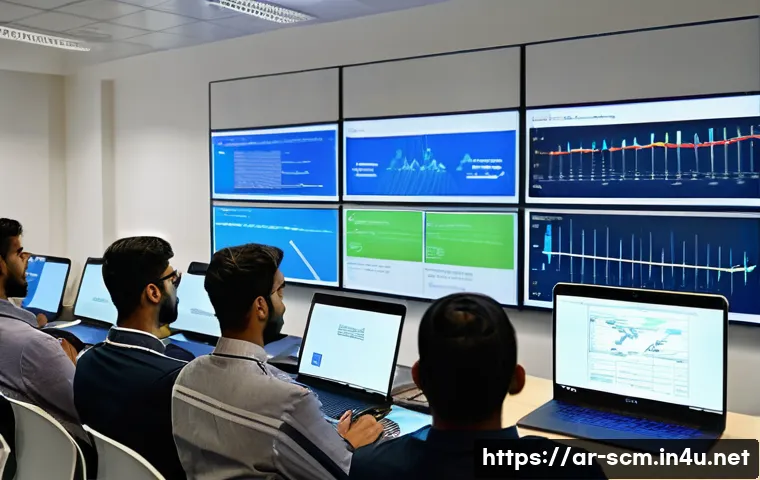 SCM 관련 분야 대학원 진학 가이드 - A modern Middle Eastern university classroom setting focused on supply chain management education, s...